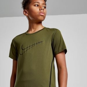 Nike Swoosh Poly T-Shirt Olive / Black