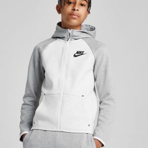 Nike Tech Essential Colour Block Full Zip Hoodie Valkoinen