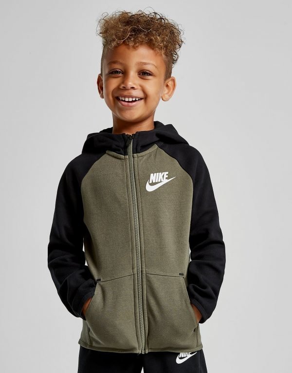 Nike Tech Essentials Full Zip Huppari Khaki / Black