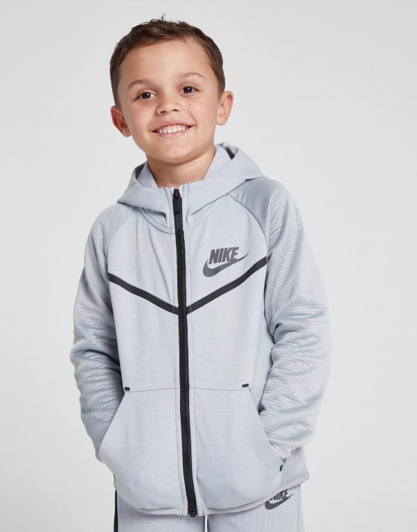 Nike Tech Full Zip Huppari Harmaa