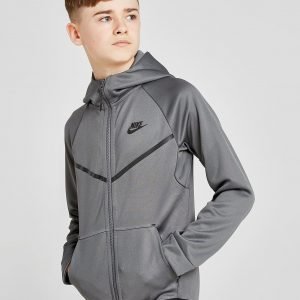 Nike Tech Poly Full Zip Hoodie Harmaa