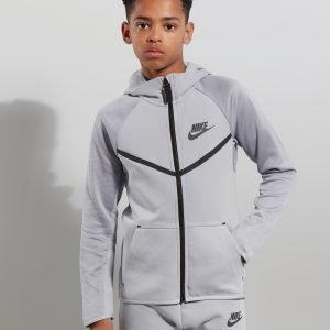 Nike Tech Poly Full Zip Huppari Harmaa