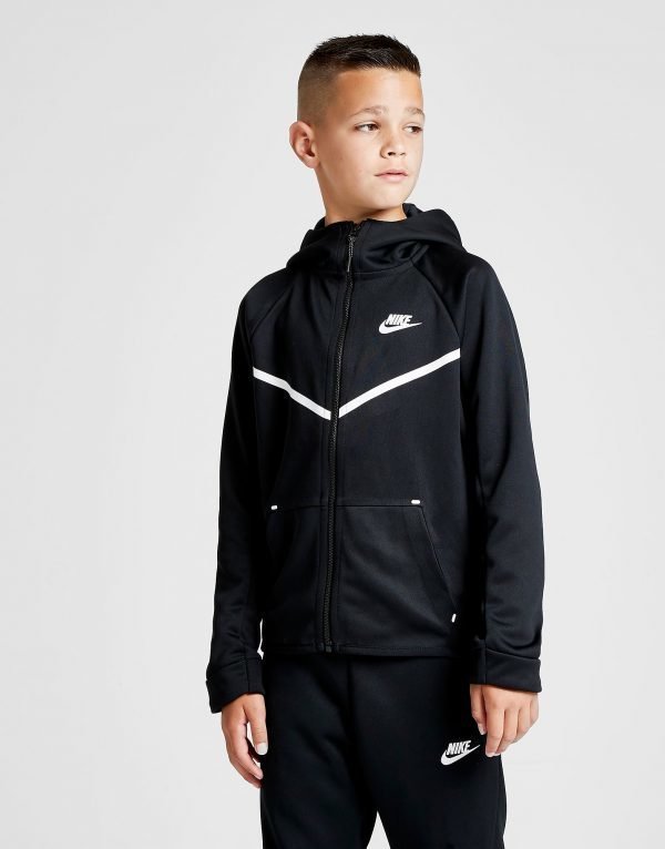 Nike Tech Poly Full Zip Huppari Musta