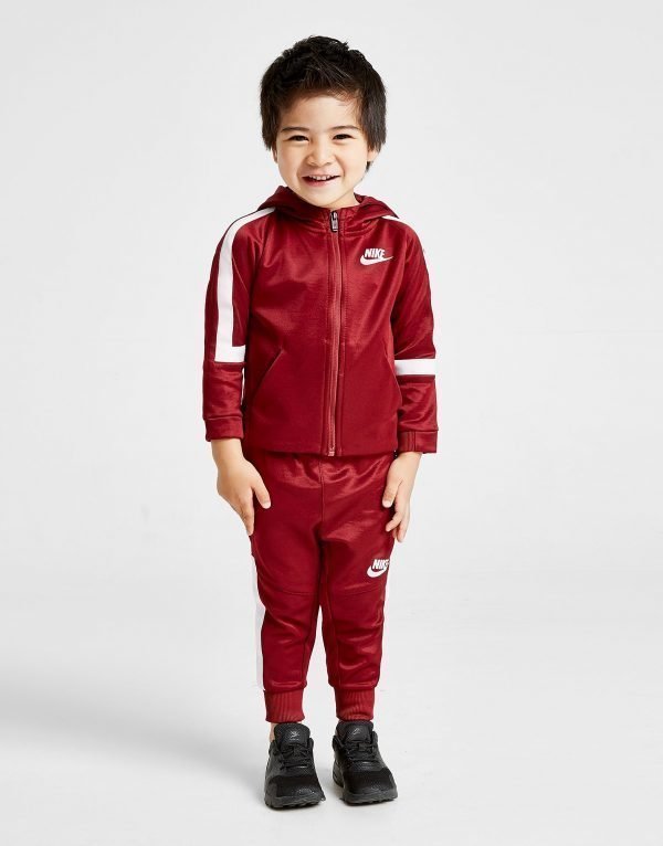 Nike Tribute Poly Tracksuit Infant Punainen