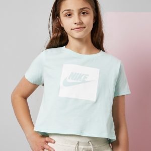 Nike Tyttöjen Crop Box T-Paita Vihreä