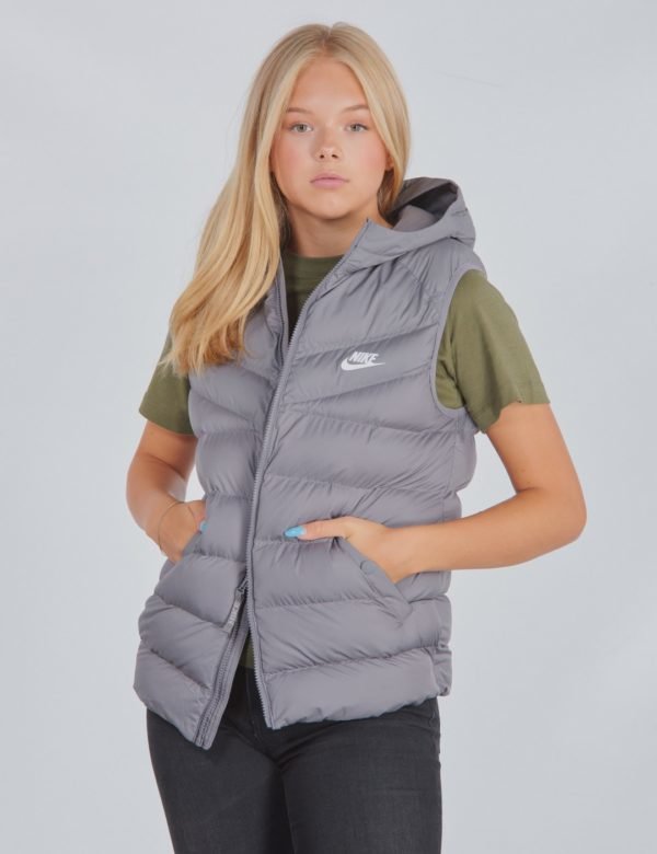 Nike Vest Filled Takki Harmaa