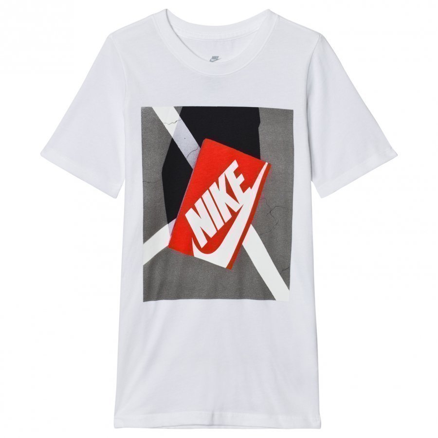 Nike White Shoe Box Graphic Tee T-Paita