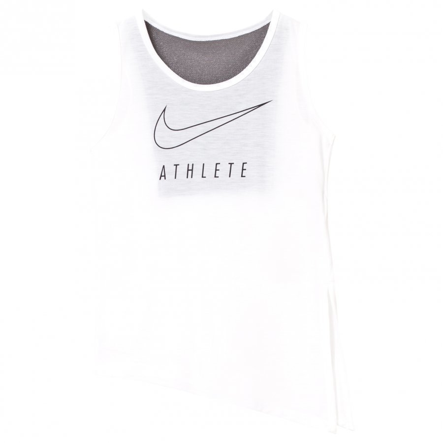 Nike White Tank Top With Side Tie Liivi