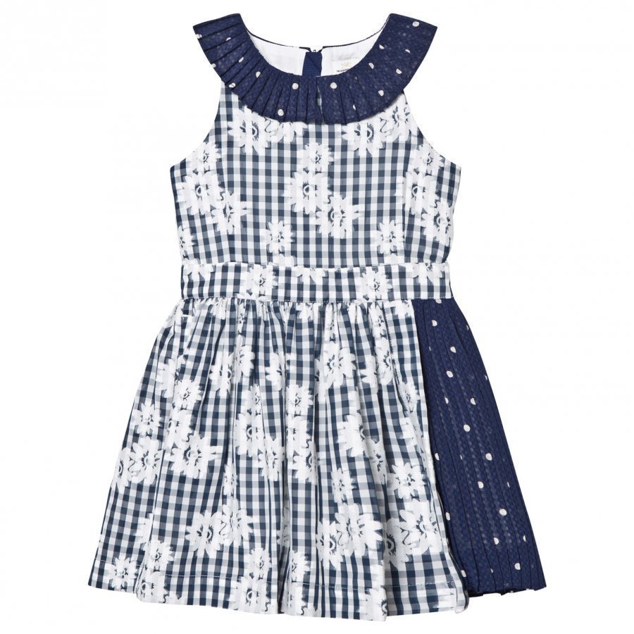 No Added Sugar Salad Days Dress Floral Gingham And Sheer Spot Mekko