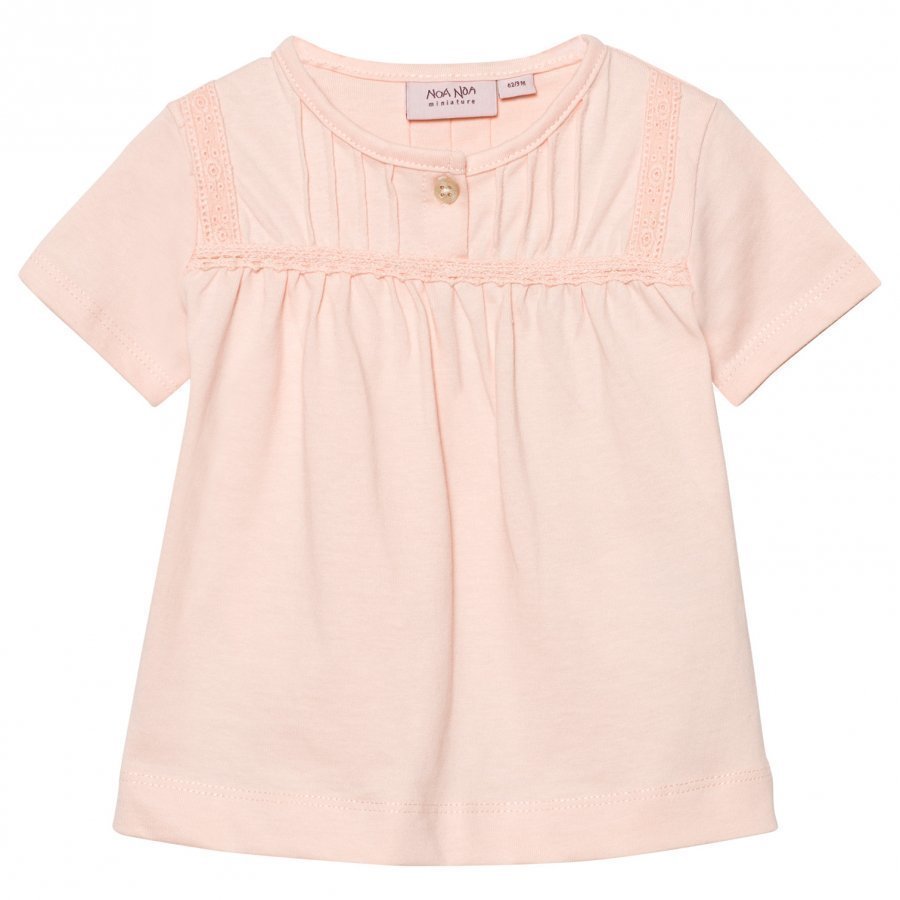 Noa Noa Miniature Baby Basic Top Organic Jersey Peach Blush Pusero