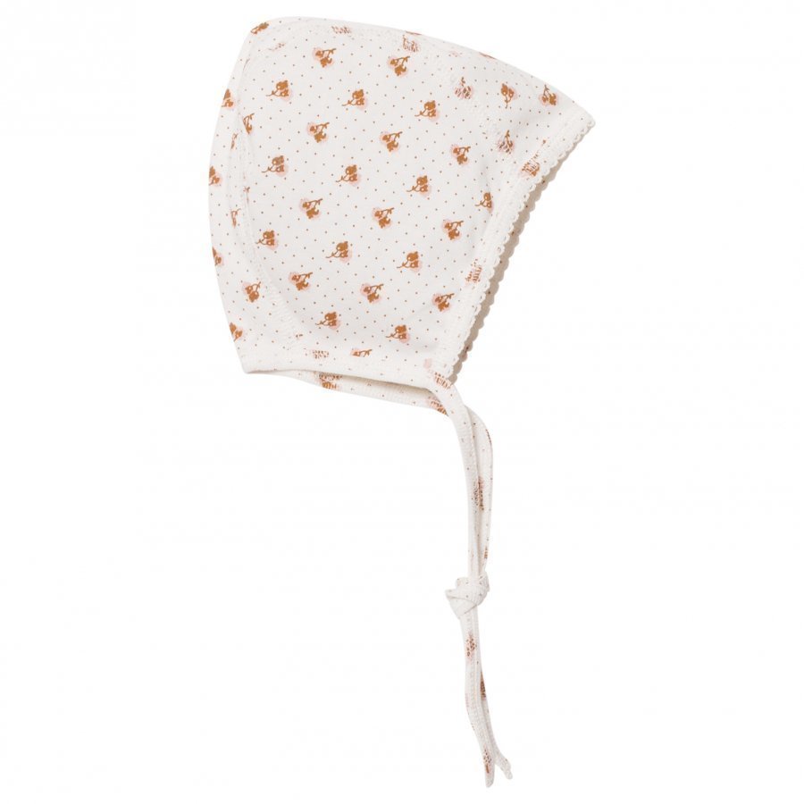 Noa Noa Miniature Baby Hat Printed Chalk Pipo