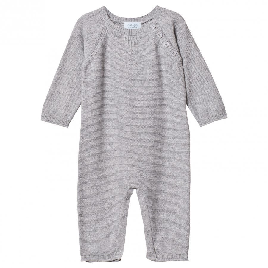 Noa Noa Miniature Basic Cotton One-Piece Grey Melange Body