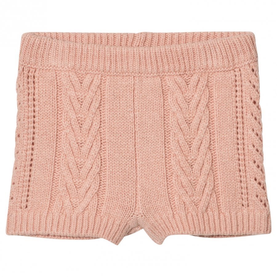 Noa Noa Miniature Braid Knit Shorts Evening Sand Verryttelyhousut