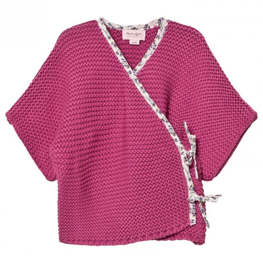 Noa Noa Miniature Cardigan Short Sleeve Red Violet Neuletakki