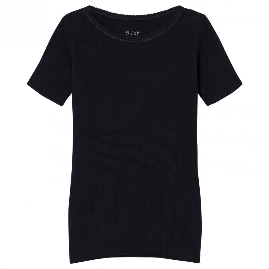 Noa Noa Miniature Doria Mini Basic T-Shirt Black Pitkähihainen T-Paita