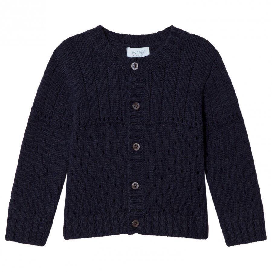 Noa Noa Miniature Knit Cardigan Blue Neuletakki