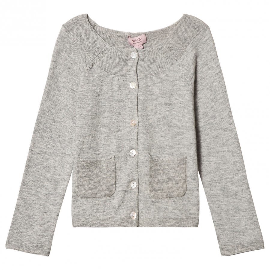 Noa Noa Miniature Lamsa Cardigan Grey Neuletakki