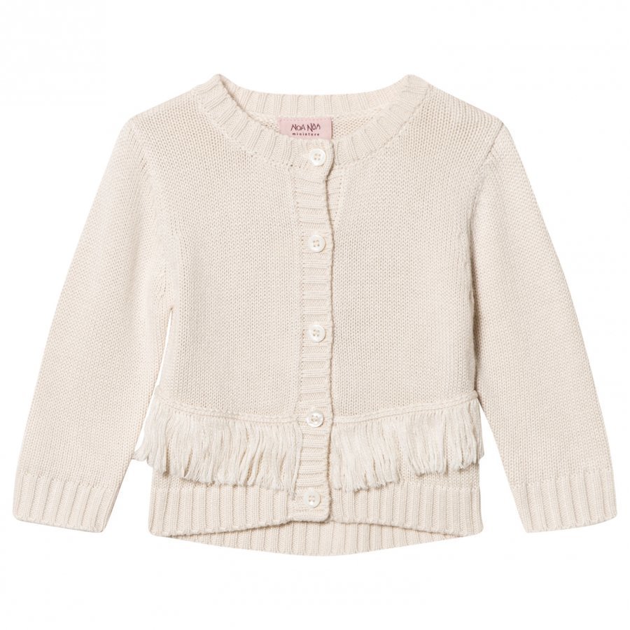 Noa Noa Miniature Lua Knit Cardigan Chalk Neuletakki