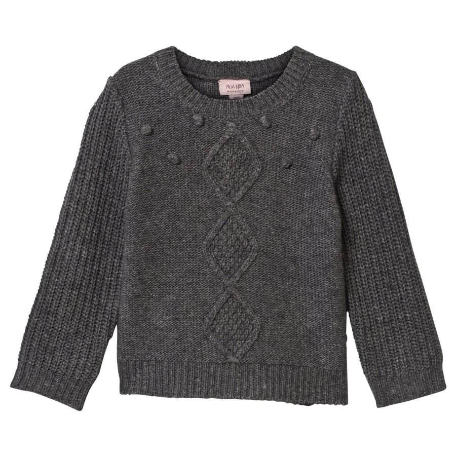 Noa Noa Miniature Mini Erin Pullover Dark Grey Melange Paita