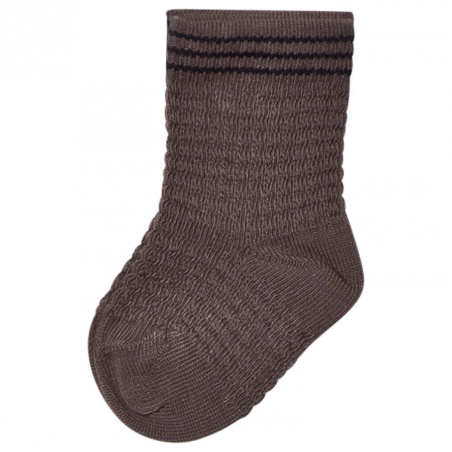 Noa Noa Miniature Pique Ankle Socks Steeple Grey Sukat