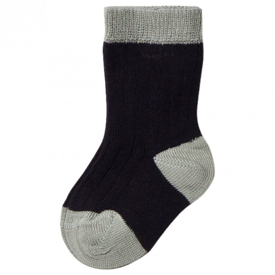 Noa Noa Miniature Rib Ankle Socks Navy Sukat