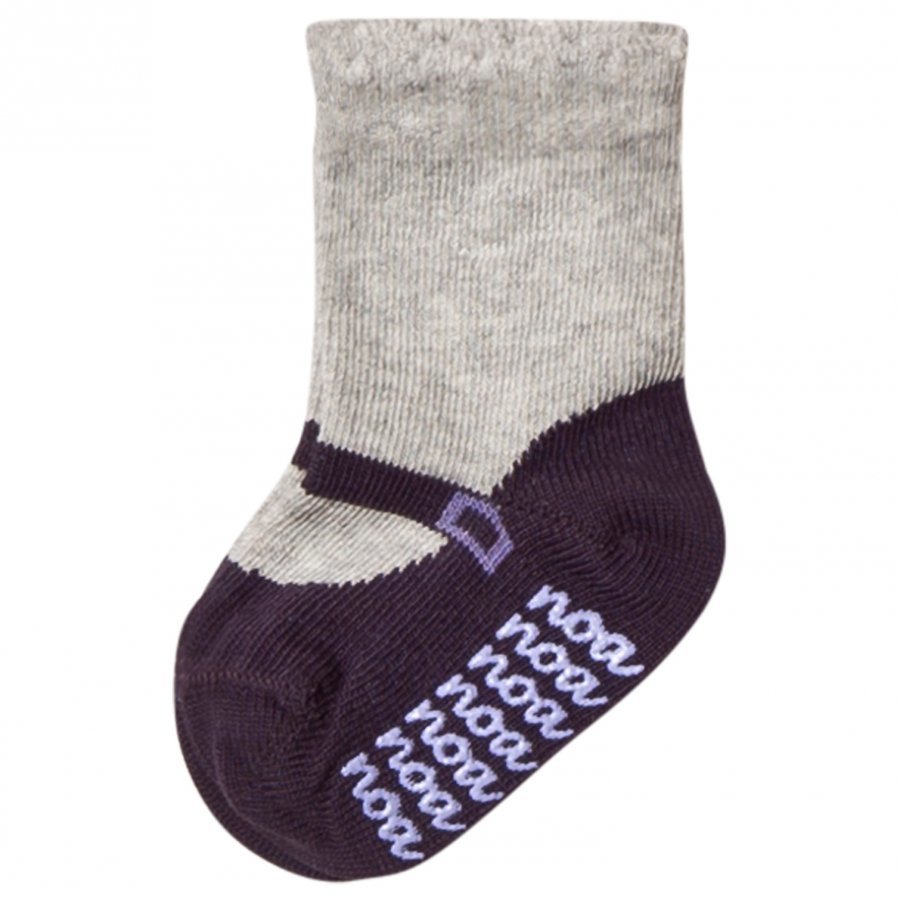 Noa Noa Miniature Shirley Ankle Socks Light Grey Sukat