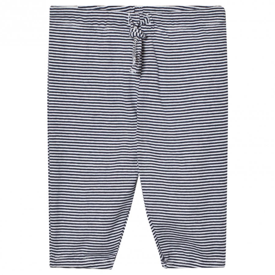 Noa Noa Miniature Stripe Pants White/Navy Housut