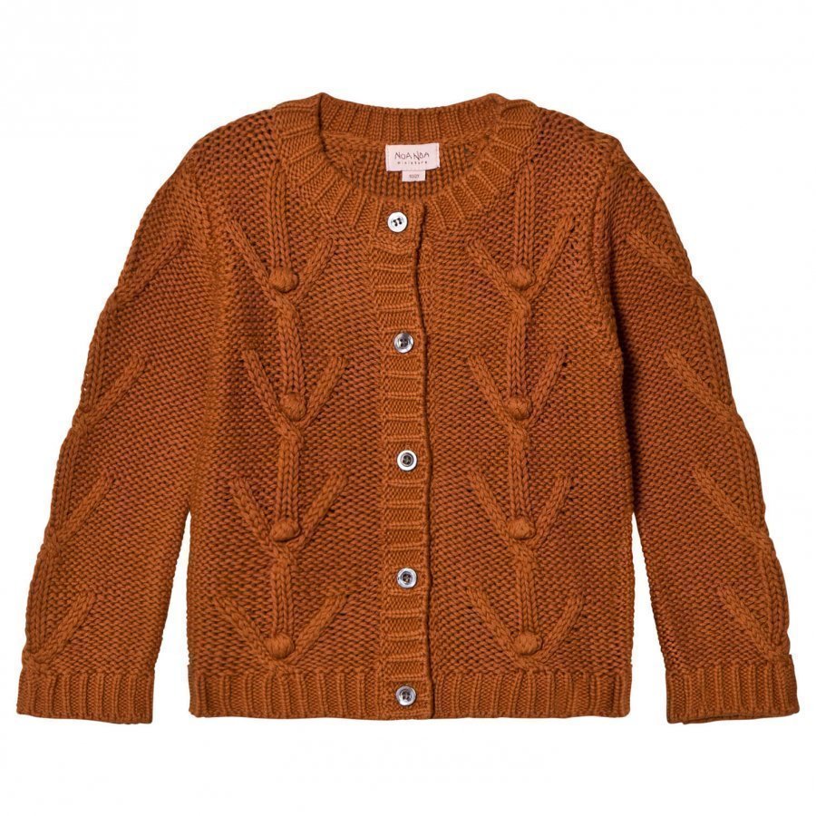 Noa Noa Miniature Zig Zag Cardigan Glazed Ginger Neuletakki