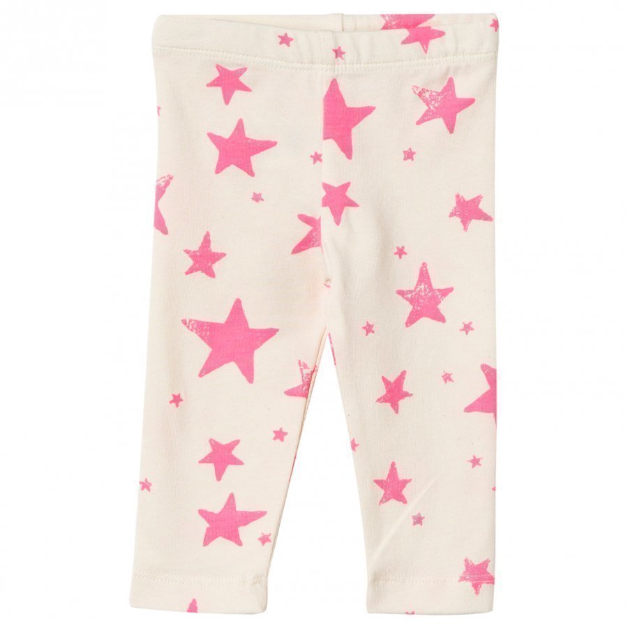 Noe & Zoe Berlin Baby Leggings Neon Pink Stars Legginsit