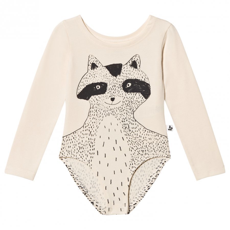 Noe & Zoe Berlin Black Raccoon Printed Leotard Trikoopuku