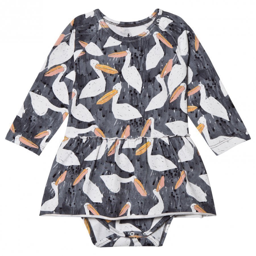 Noe & Zoe Berlin Black Stork Dress Baby Body