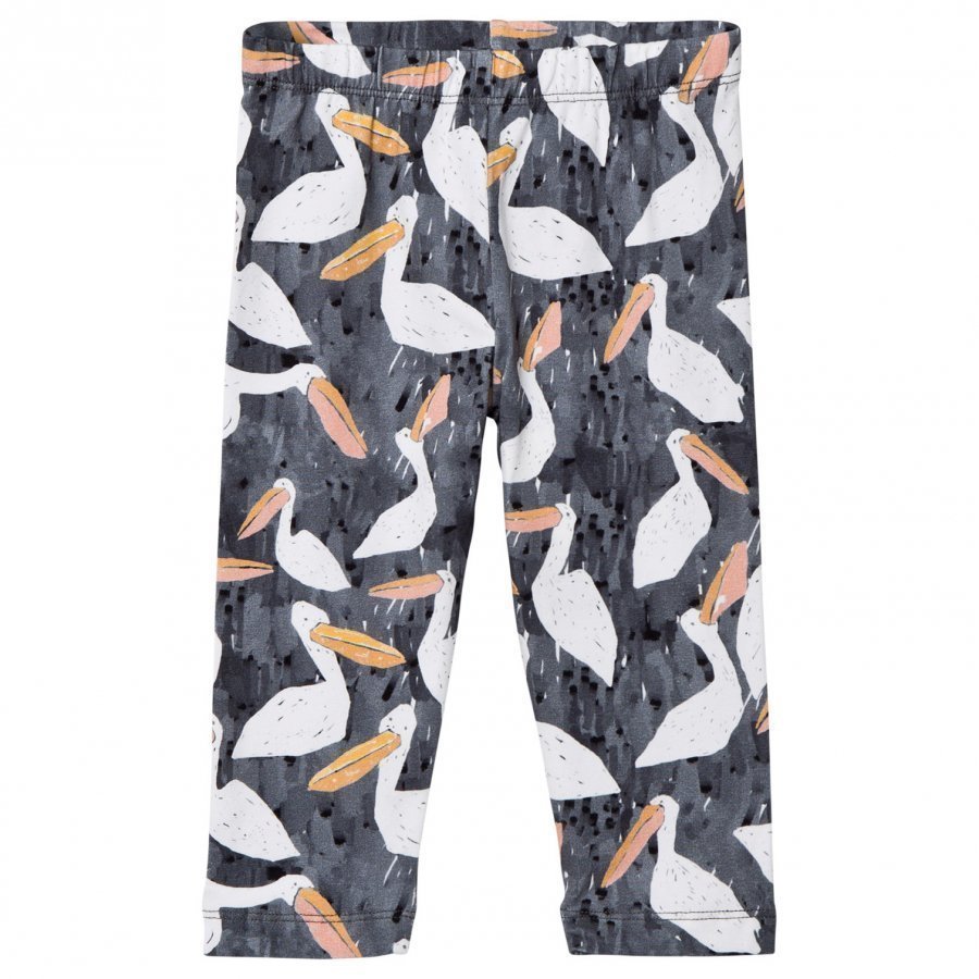 Noe & Zoe Berlin Black Stork Printed Leggings Legginsit