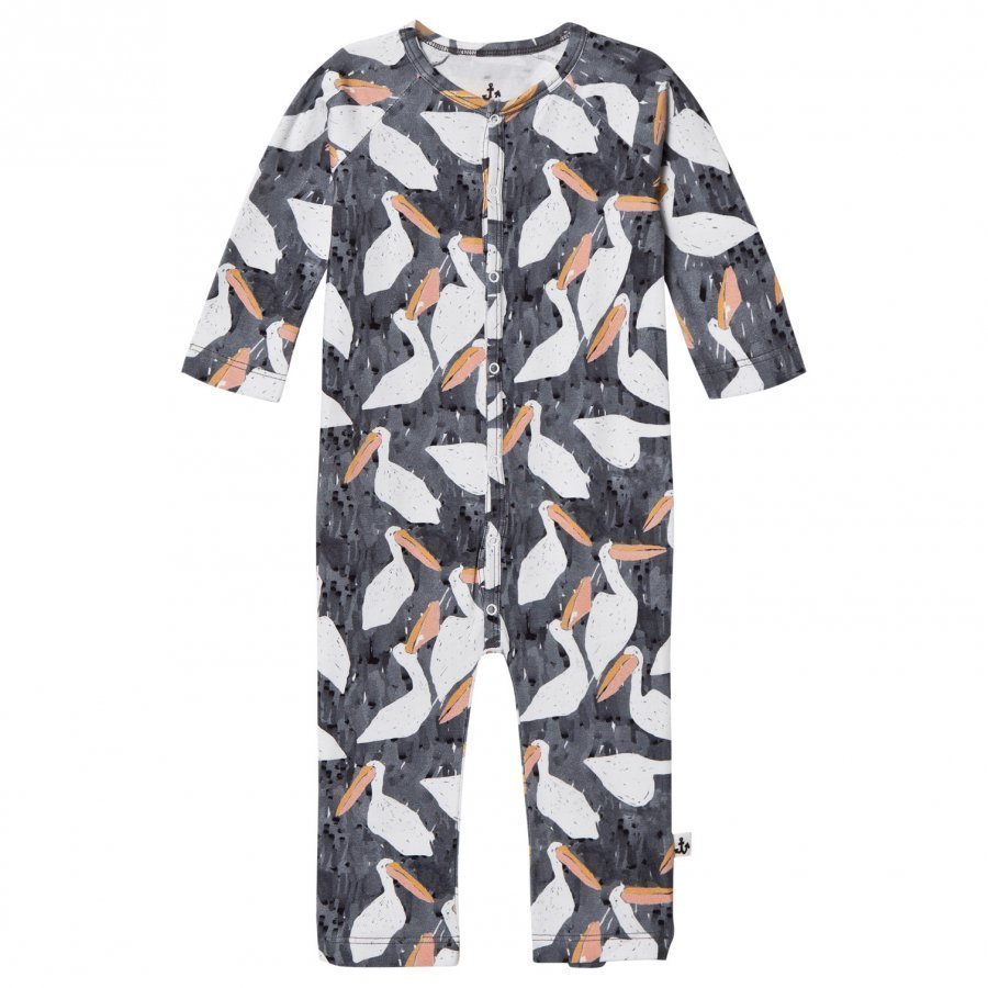 Noe & Zoe Berlin Black Stork Printed One-Piece Body