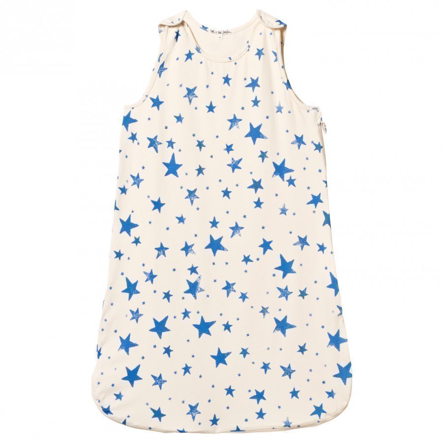 Noe & Zoe Berlin Blue Star Print Sleeping Bag Vauvan Makuupussi