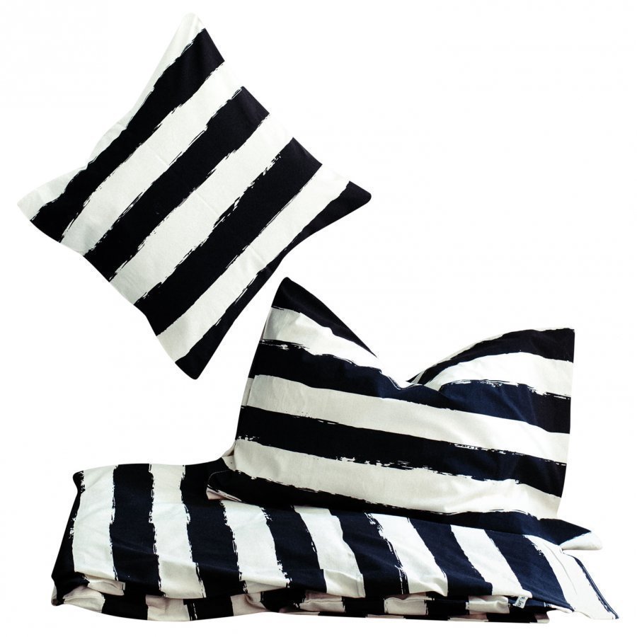 Noe & Zoe Berlin Kids Bedding Black Stripes Xl Pussilakanasetti