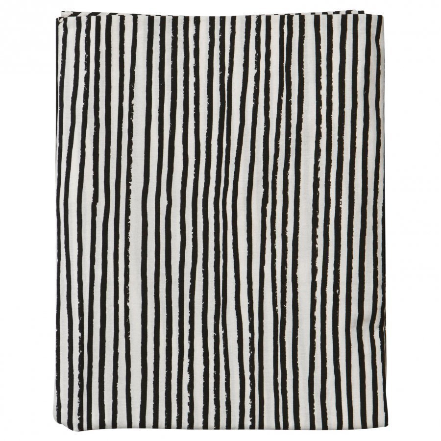 Noe & Zoe Berlin Kids Bedsheet Black Stripes Pussilakanasetti