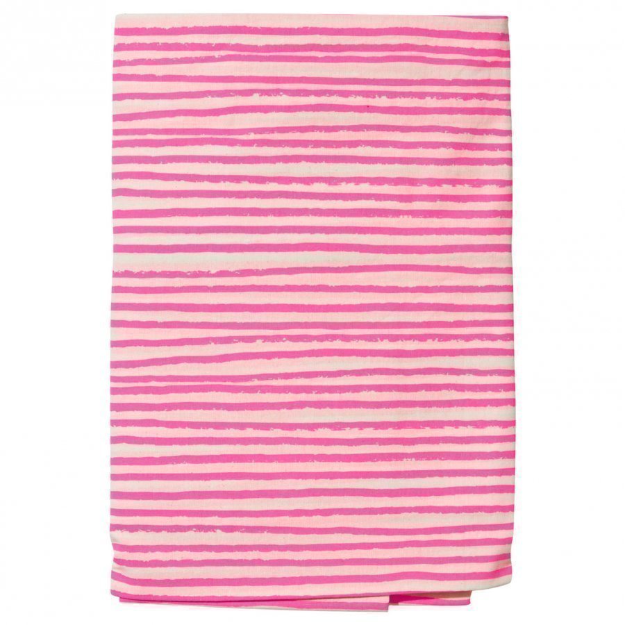 Noe & Zoe Berlin Kids Bedsheet Neon Pink Stripes Pussilakanasetti