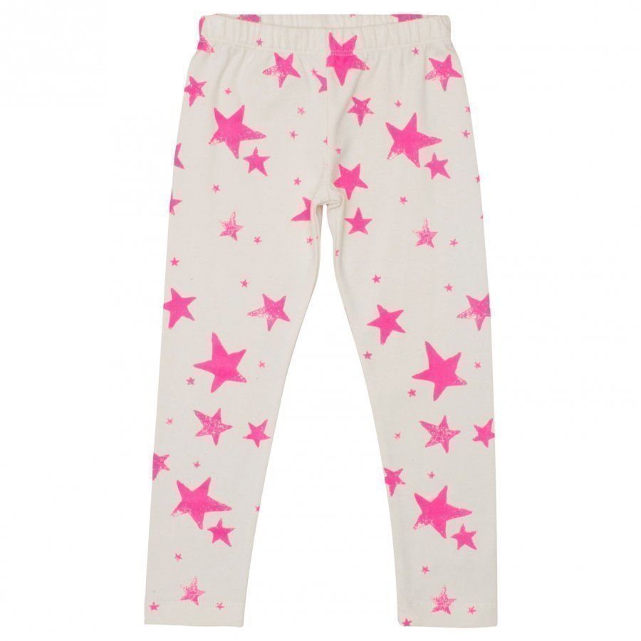 Noe & Zoe Berlin Kids Leggings Neon Pink Stars Legginsit