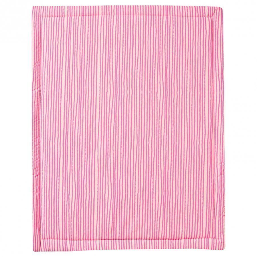 Noe & Zoe Berlin Playmat Retangle Neon Pink Stars & Stripes Matto