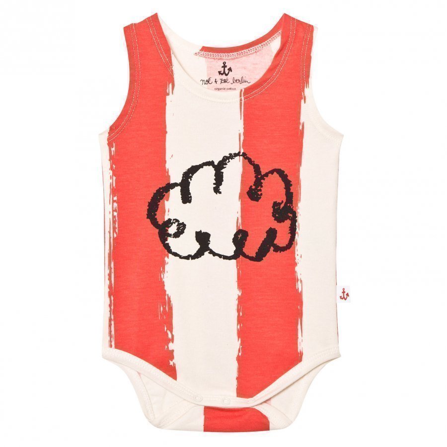 Noe & Zoe Berlin Red Stripe Cloud Baby Body