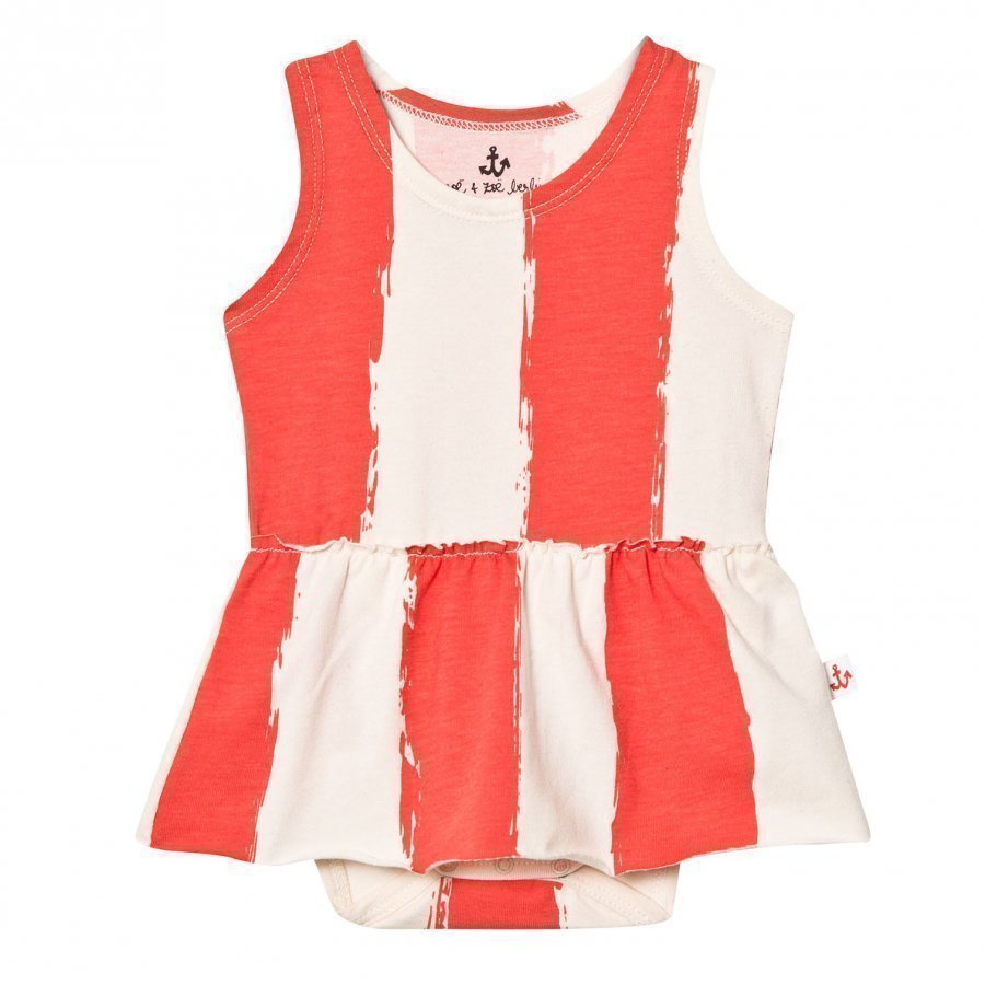 Noe & Zoe Berlin Red Stripe Tank Dress Mekko