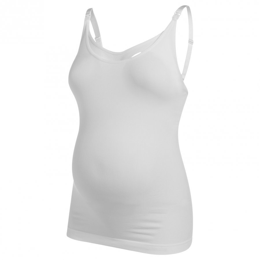 Noppies Seamless Nursing Tank Top White Toppi