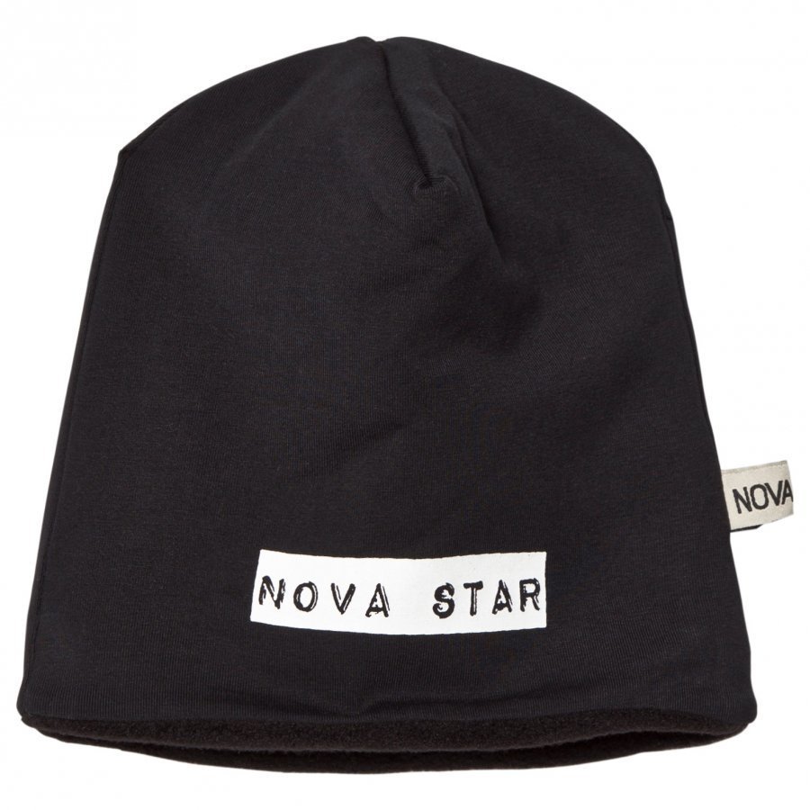 Nova Star Beanie Fleece Lined Night Black Pipo