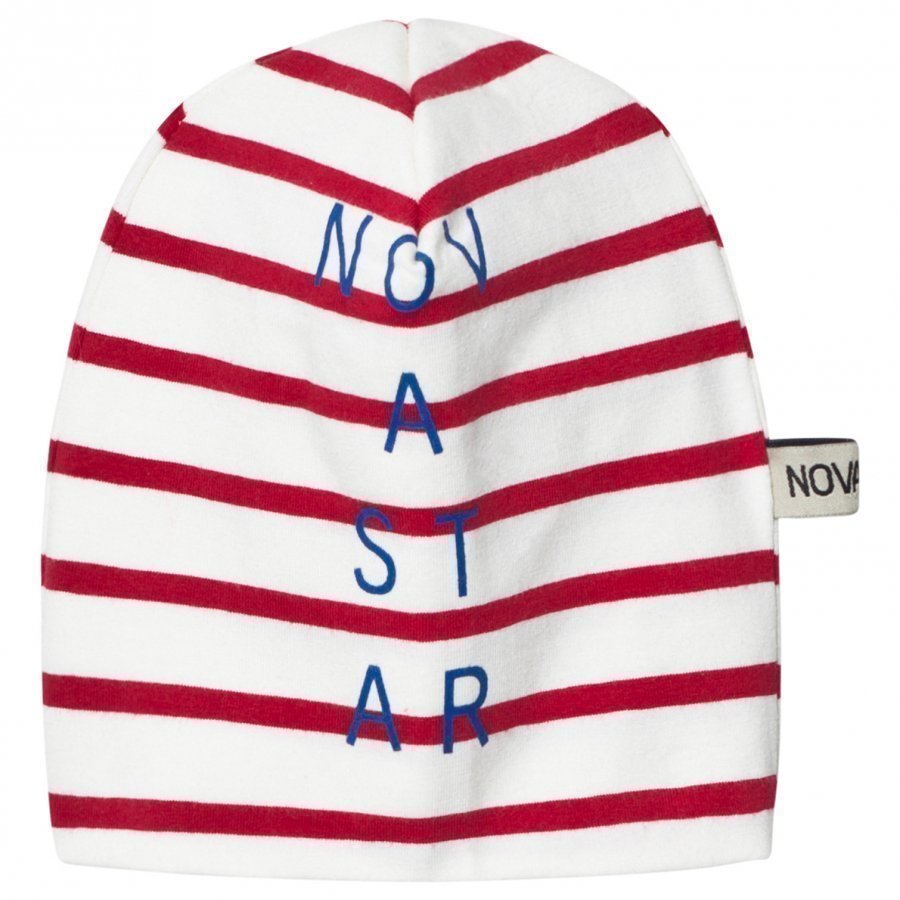 Nova Star Beanie Line Off White/Red Pipo