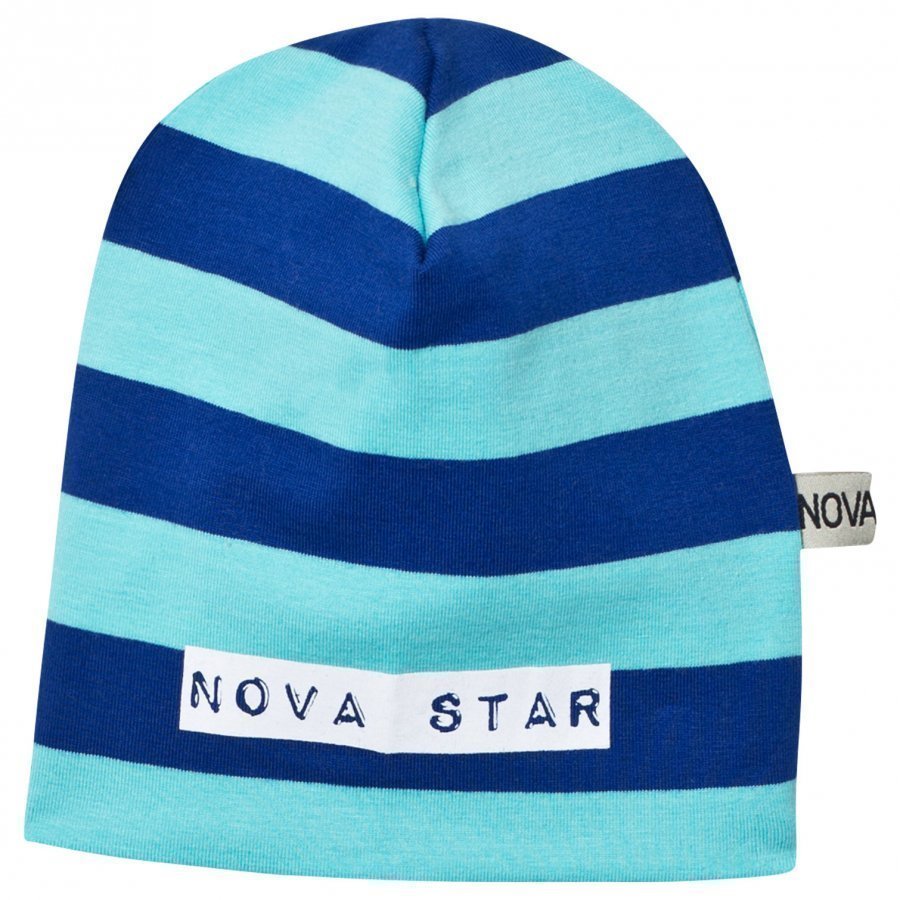 Nova Star Beanie Striped Blue Pipo