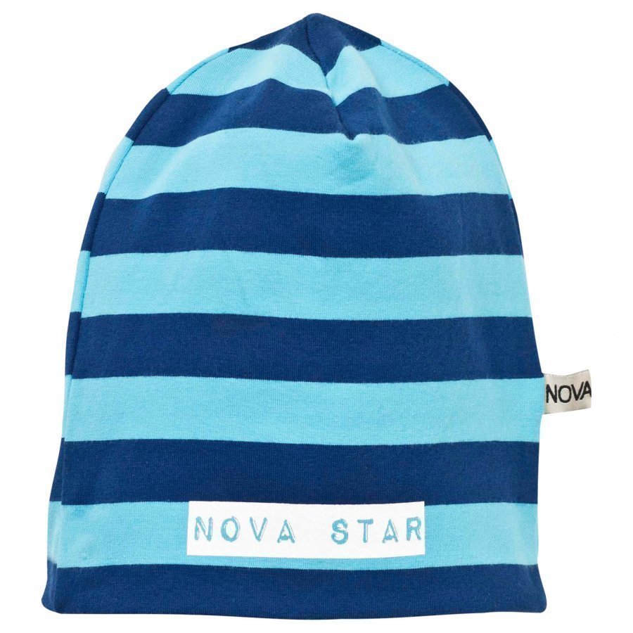 Nova Star Beanie Striped Blue Pipo