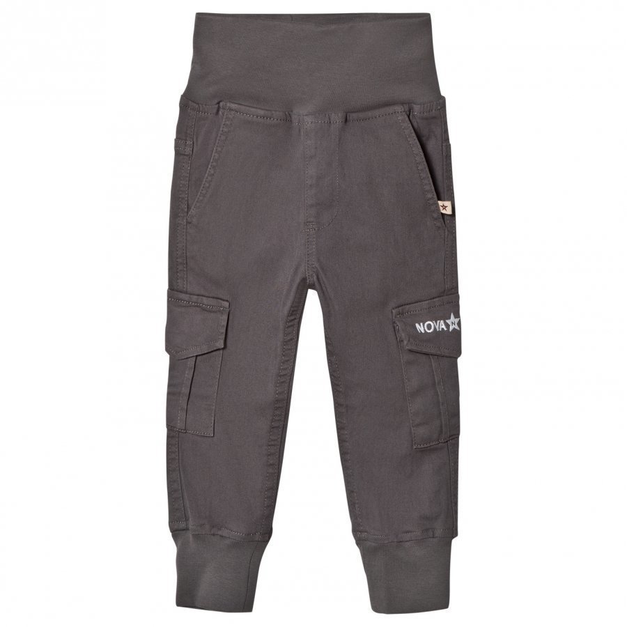 Nova Star Cargo Trousers Grey Cargo Housut