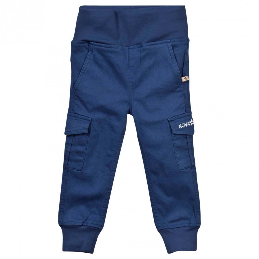 Nova Star Cargo Trousers Marine Blue Cargo Housut