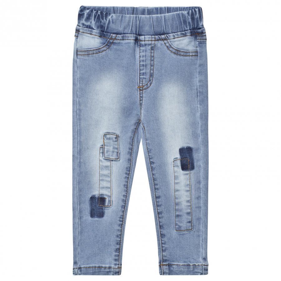 Nova Star Denim Pathed Slim Jeans Blue Farkut