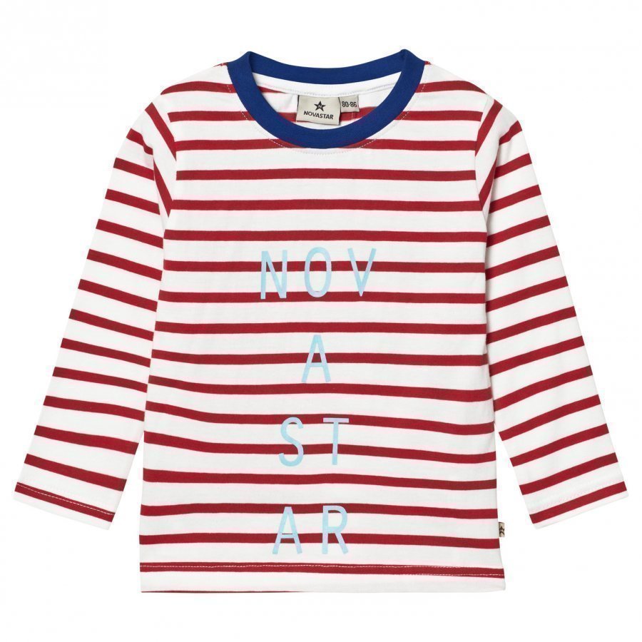 Nova Star Line Tee Off White/Red T-Paita